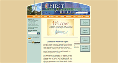 Desktop Screenshot of firstchurchcf.com